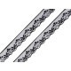 Polyamide nylon lace trim width 18 mm - White (15 Meters)