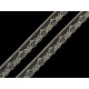 Polyamide nylon lace trim width 18 mm - White (15 Meters)