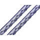 Polyamide nylon lace trim width 18 mm - White (15 Meters)