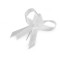 Noeud de ruban de mariage en satin, largeur 35 mm - Blanc (100 Pièces)