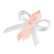 Satin wedding ribbon bow width 35 mm - Cream lightest (100 Pieces) Satin wedding ribbon bow width 35 mm - Cream lightest (100 Pieces)
