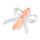 Satin wedding ribbon bow width 35 mm - Cream lightest (100 Pieces) Satin wedding ribbon bow width 35 mm - Cream lightest (100 Pieces)