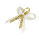 Satin wedding ribbon bow width 35 mm - Cream lightest (100 Pieces) Satin wedding ribbon bow width 35 mm - Cream lightest (100 Pieces)