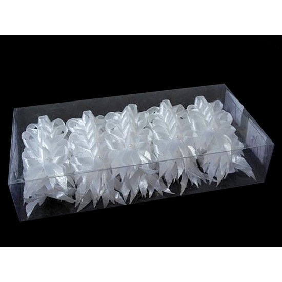 Satin wedding ribbon bow width 35 mm - Cream lightest (100 Pieces) Satin wedding ribbon bow width 35 mm - Cream lightest (100 Pieces)