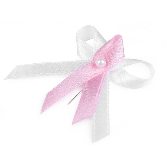 Satin wedding ribbon bow width 35 mm - Cream lightest (100 Pieces) Satin wedding ribbon bow width 35 mm - Cream lightest (100 Pieces)
