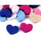 Perles en bois - coeur, papillon - Mélange de couleurs (10 Pièces)