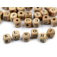 Perles cubiques en bois, 10 x 10 mm, 2e qualité - Naturel (2000 Pièces) Perles cubiques en bois, 10 x 10 mm, 2e qualité - Naturel (2000 Pièces)