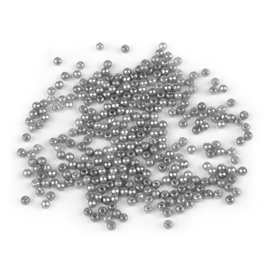 Plastic beads glance ø3 mm - Green (10 Grams) Plastic beads glance ø3 mm - Green (10 Grams)