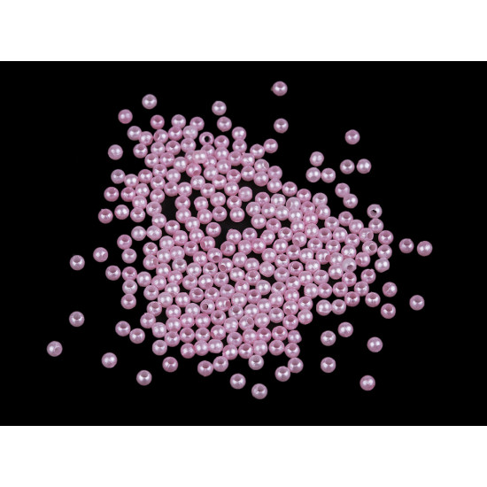 Plastic beads glance ø3 mm - Green (10 Grams) Plastic beads glance ø3 mm - Green (10 Grams)