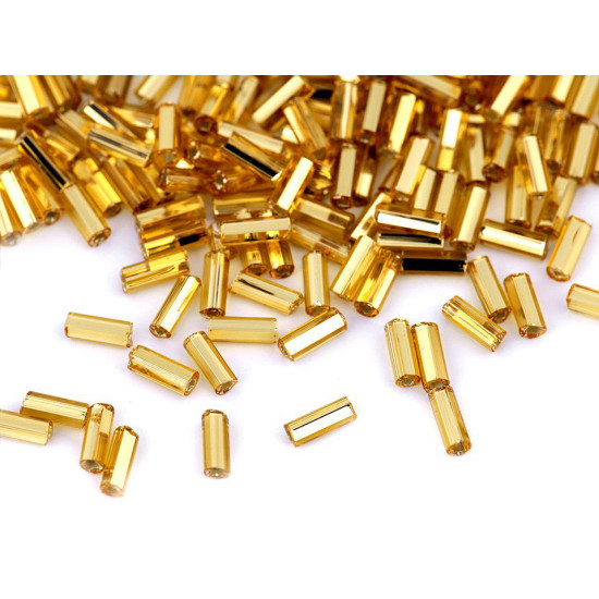 Rokail - koraliki szklane preciosa 4,5mm rureczki gładkie - Srebrny (20 Gramy) Rokail - koraliki szklane preciosa 4,5mm rureczki gładkie - Srebrny (20 Gramy)