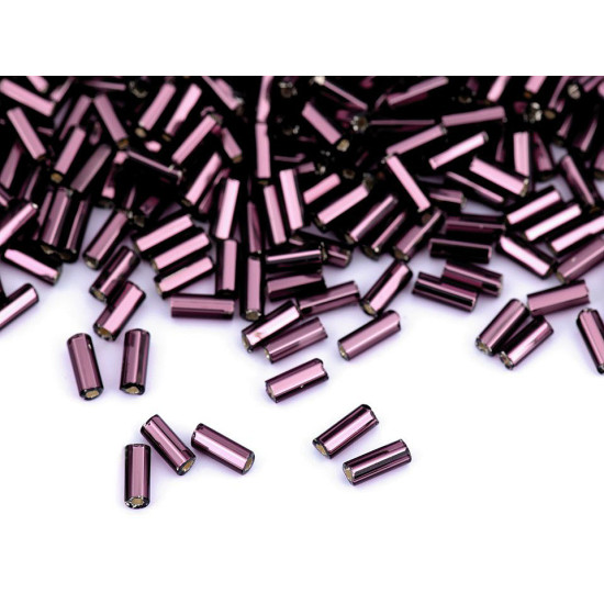 Rokail - koraliki szklane preciosa 4,5mm rureczki gładkie - Srebrny (20 Gramy) Rokail - koraliki szklane preciosa 4,5mm rureczki gładkie - Srebrny (20 Gramy)