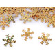 Sequins / confetti ø19 mm, snowflakes - Silver (10 Grams) Sequins / confetti ø19 mm, snowflakes - Silver (10 Grams)
