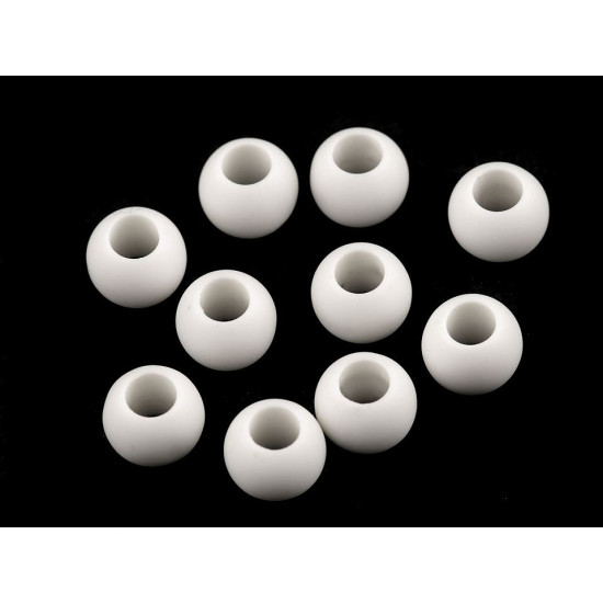 Koraliki plastikowe 10x12mm matowe, duży otwór do przewlekania - Miętowy (700 Sztuki) Koraliki plastikowe 10x12mm matowe, duży otwór do przewlekania - Miętowy (700 Sztuki)