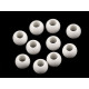 Koraliki plastikowe 10x12mm matowe, duży otwór do przewlekania - Miętowy (700 Sztuki) Koraliki plastikowe 10x12mm matowe, duży otwór do przewlekania - Miętowy (700 Sztuki)