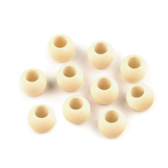 Koraliki plastikowe 10x12mm matowe, duży otwór do przewlekania - Miętowy (700 Sztuki) Koraliki plastikowe 10x12mm matowe, duży otwór do przewlekania - Miętowy (700 Sztuki)