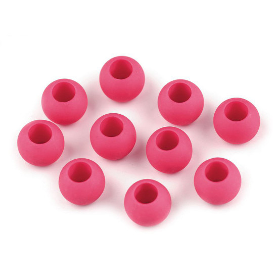 Koraliki plastikowe 10x12mm matowe, duży otwór do przewlekania - Miętowy (700 Sztuki) Koraliki plastikowe 10x12mm matowe, duży otwór do przewlekania - Miętowy (700 Sztuki)