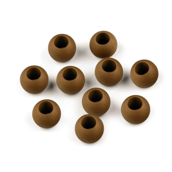 Koraliki plastikowe 10x12mm matowe, duży otwór do przewlekania - Miętowy (700 Sztuki) Koraliki plastikowe 10x12mm matowe, duży otwór do przewlekania - Miętowy (700 Sztuki)