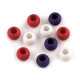 Koraliki plastikowe 10x12mm matowe, duży otwór do przewlekania - Miętowy (700 Sztuki) Koraliki plastikowe 10x12mm matowe, duży otwór do przewlekania - Miętowy (700 Sztuki)