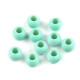 Koraliki plastikowe 10x12mm matowe, duży otwór do przewlekania - Miętowy (700 Sztuki) Koraliki plastikowe 10x12mm matowe, duży otwór do przewlekania - Miętowy (700 Sztuki)