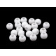 Koraliki plastikowe matowe 11x14mm duży otwór do przewlekania - Czarny (10 Sztuki) Koraliki plastikowe matowe 11x14mm duży otwór do przewlekania - Czarny (10 Sztuki)