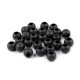 Koraliki plastikowe matowe 11x14mm duży otwór do przewlekania - Czarny (10 Sztuki) Koraliki plastikowe matowe 11x14mm duży otwór do przewlekania - Czarny (10 Sztuki)