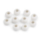 Koraliki plastikowe matowe 11x14mm duży otwór do przewlekania - Czarny (10 Sztuki) Koraliki plastikowe matowe 11x14mm duży otwór do przewlekania - Czarny (10 Sztuki)