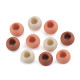 Koraliki plastikowe matowe 11x14mm duży otwór do przewlekania - Czarny (10 Sztuki) Koraliki plastikowe matowe 11x14mm duży otwór do przewlekania - Czarny (10 Sztuki)