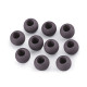 Koraliki plastikowe matowe 11x14mm duży otwór do przewlekania - Czarny (10 Sztuki) Koraliki plastikowe matowe 11x14mm duży otwór do przewlekania - Czarny (10 Sztuki)