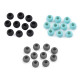 Koraliki plastikowe matowe 11x14mm duży otwór do przewlekania - Czarny (10 Sztuki) Koraliki plastikowe matowe 11x14mm duży otwór do przewlekania - Czarny (10 Sztuki)