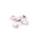 Porcelain beads with flowers ø8 mm - Multicolor (100 Pieces) Porcelain beads with flowers ø8 mm - Multicolor (100 Pieces)