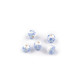 Porcelain beads with flowers ø8 mm - Multicolor (100 Pieces) Porcelain beads with flowers ø8 mm - Multicolor (100 Pieces)