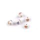 Porcelain beads with flowers ø8 mm - Multicolor (100 Pieces) Porcelain beads with flowers ø8 mm - Multicolor (100 Pieces)