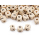 Perles en bois avec lettres, 10 x 10 mm, 2e qualité - Naturel clair (4 Sachets) Perles en bois avec lettres, 10 x 10 mm, 2e qualité - Naturel clair (4 Sachets)