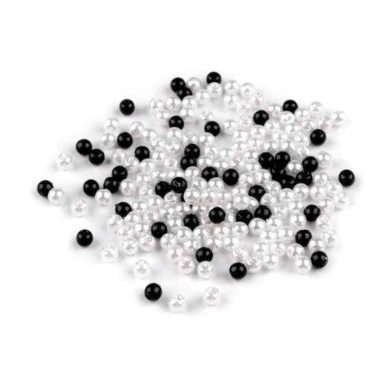 Plastic beads / imitation pearls glance ø4 mm - Dark red (10 Grams) Plastic beads / imitation pearls glance ø4 mm - Dark red (10 Grams)