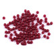 Plastic beads / imitation pearls glance ø4 mm - Dark red (10 Grams) Plastic beads / imitation pearls glance ø4 mm - Dark red (10 Grams)