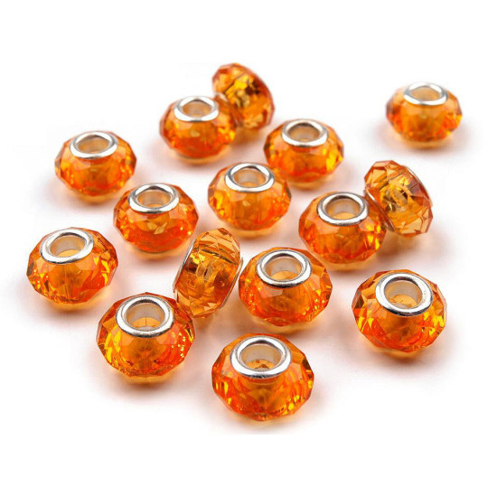 Koraliki plastikowe, duży otwór do przewlekania 14,5x9 mm - Różowy najjaśniejszy (5 Sztuki) Koraliki plastikowe, duży otwór do przewlekania 14,5x9 mm - Różowy najjaśniejszy (5 Sztuki)