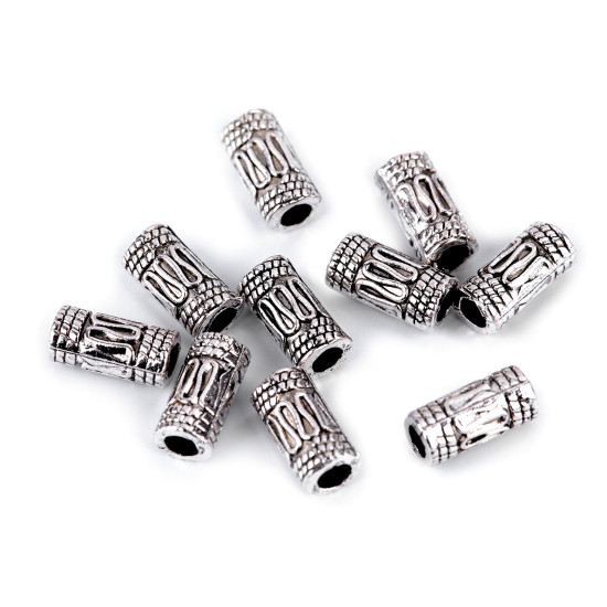 Capete de șnur, ø2 mm - Platinum (100 Bucăți) Capete de șnur, ø2 mm - Platinum (100 Bucăți)