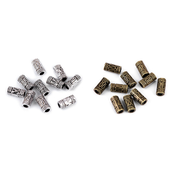 Capete de șnur, ø2 mm - Platinum (100 Bucăți) Capete de șnur, ø2 mm - Platinum (100 Bucăți)