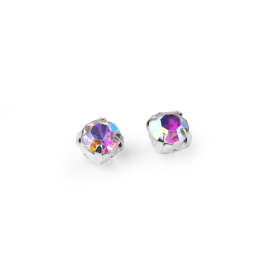 Dżety w oprawie do przyszycia ø4,3 mm - Crystal (1440 Sztuki) Dżety w oprawie do przyszycia ø4,3 mm - Crystal (1440 Sztuki)