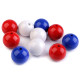 Acrylperlen color ø20 mm - Weiß (10 Stücke)