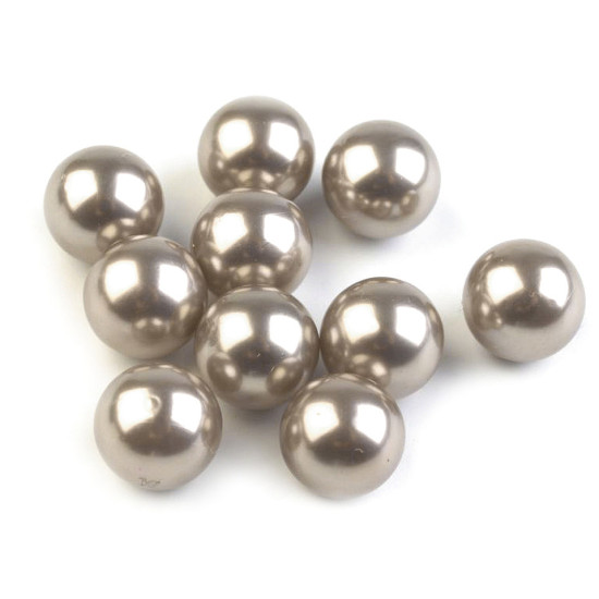 Dekoracyjne perełki / kuleczki bez dziurek ø10 mm - Zielony jasny (30 Sztuki) Dekoracyjne perełki / kuleczki bez dziurek ø10 mm - Zielony jasny (30 Sztuki)