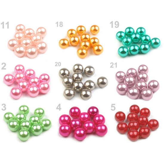 Dekoracyjne perełki / kuleczki bez dziurek ø10 mm - Zielony jasny (30 Sztuki) Dekoracyjne perełki / kuleczki bez dziurek ø10 mm - Zielony jasny (30 Sztuki)