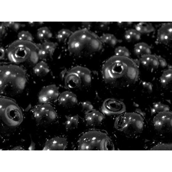 Szklane woskowane perły mix rozmiarów ø4-12 mm - Srebrny (50 Gramy) Szklane woskowane perły mix rozmiarów ø4-12 mm - Srebrny (50 Gramy)