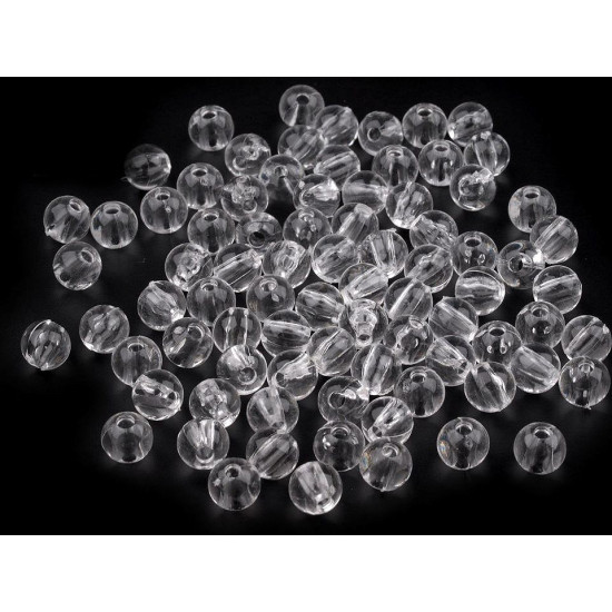 Acrylperlen transparent ø6 mm - Multicolor (20 Gramm) Acrylperlen transparent ø6 mm - Multicolor (20 Gramm)