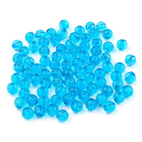 Acrylperlen transparent ø6 mm - Multicolor (20 Gramm) Acrylperlen transparent ø6 mm - Multicolor (20 Gramm)