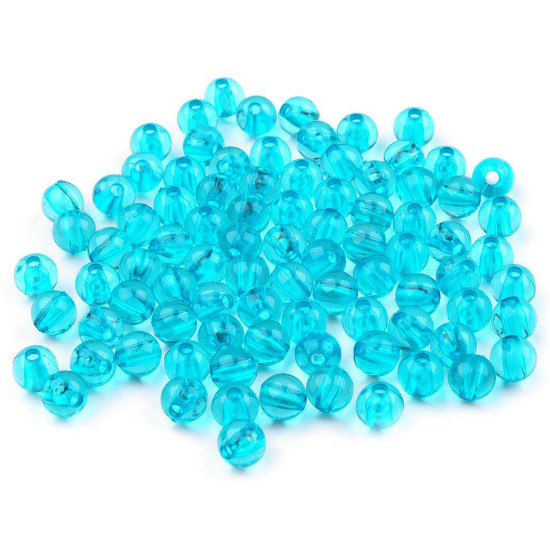 Acrylperlen transparent ø6 mm - Multicolor (20 Gramm) Acrylperlen transparent ø6 mm - Multicolor (20 Gramm)