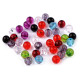 Acrylperlen transparent ø8 mm - Multicolor (20 Gramm) Acrylperlen transparent ø8 mm - Multicolor (20 Gramm)