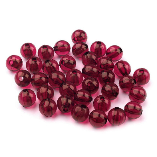 Acrylperlen transparent ø8 mm - Multicolor (20 Gramm) Acrylperlen transparent ø8 mm - Multicolor (20 Gramm)