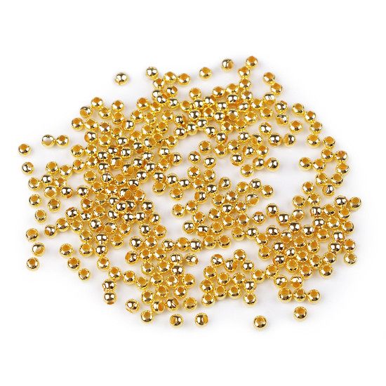 Koraliki metalowe ø3mm - Złoty (200 Gramy) Koraliki metalowe ø3mm - Złoty (200 Gramy)
