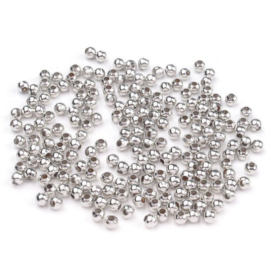 Koraliki metalowe ø3mm - Złoty (200 Gramy) Koraliki metalowe ø3mm - Złoty (200 Gramy)